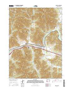 Gold Hill 2017 topographic map thumbnail