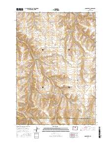 Gooseberry 2017 topographic map thumbnail