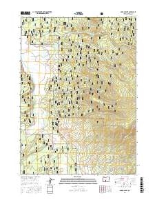 Gordon Lake 2017 topographic map thumbnail