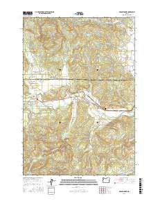 Grand Ronde 2017 topographic map thumbnail