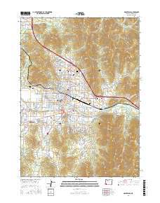Grants Pass 2017 topographic map thumbnail