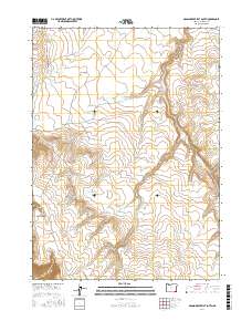 Grasshopper Flat South 2017 topographic map thumbnail