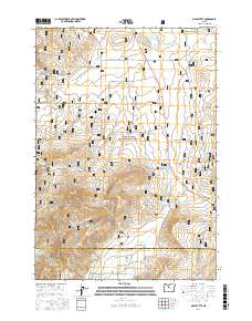 Gray Butte 2017 topographic map preview