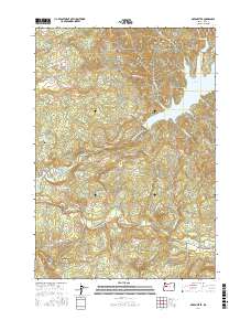 Green Peter 2017 topographic map thumbnail