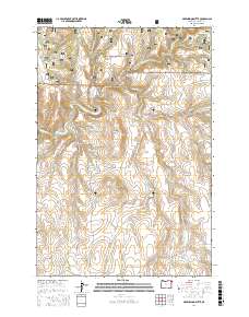 Greenwood Butte 2017 topographic map thumbnail