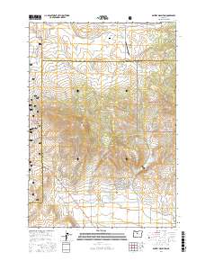 Grizzly Mountain 2017 topographic map thumbnail
