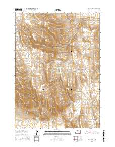 Groan Canyon 2017 topographic map thumbnail