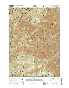 Groundhog Mountain 2017 topographic map thumbnail