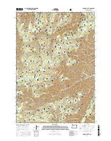 Gumboot Butte 2017 topographic map thumbnail