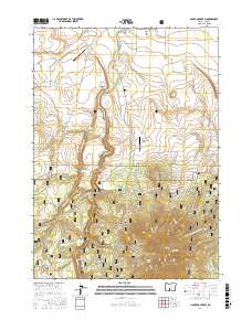 Hager Mountain 2017 topographic map thumbnail