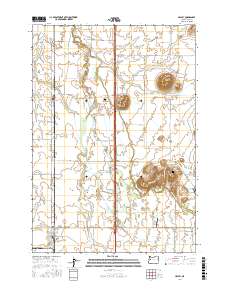 Halsey 2017 topographic map thumbnail