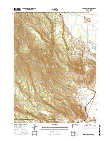 Hamaker Mountain 2017 topographic map thumbnail
