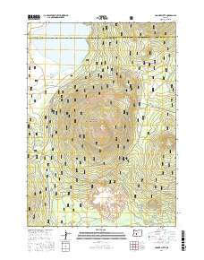 Hamner Butte 2017 topographic map thumbnail