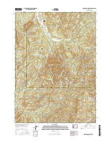 Harness Mountain 2017 topographic map thumbnail