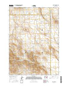 Hat Butte 2017 topographic map thumbnail