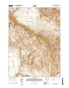 Hawks Mountain 2017 topographic map thumbnail