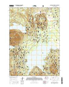 Crane Prairie Reservoir 2017 topographic map thumbnail