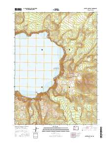 Crater Lake East 2017 topographic map thumbnail