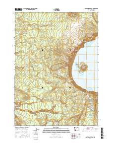 Crater Lake West 2017 topographic map thumbnail