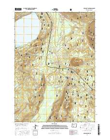 Crescent Lake 2017 topographic map thumbnail