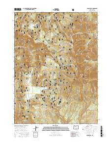 Crook Peak 2017 topographic map thumbnail