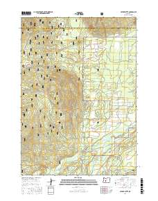 Cryder Butte 2017 topographic map thumbnail