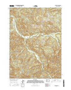 Culp Creek 2017 topographic map thumbnail