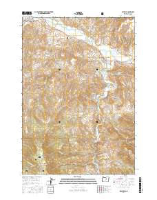 Dayville 2017 topographic map thumbnail
