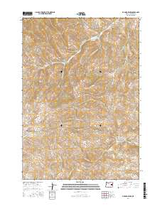De Bord Peaks 2017 topographic map thumbnail