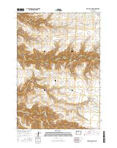 Dead Dog Canyon 2017 topographic map thumbnail