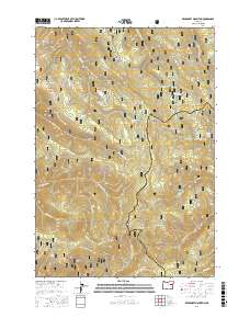 Deardorff Mountain 2017 topographic map thumbnail