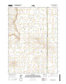 Defeat Butte 2017 topographic map thumbnail