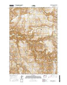 Degner Canyon 2017 topographic map thumbnail