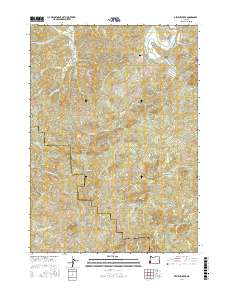 Dement Creek 2017 topographic map thumbnail