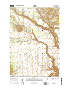 Hehe Butte 2017 topographic map thumbnail