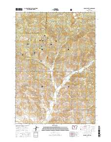 Hensley Butte 2017 topographic map thumbnail
