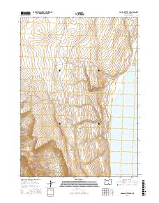 Coglan Buttes NE 2017 topographic map thumbnail