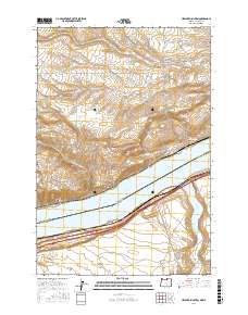 Heppner Junction 2017 topographic map thumbnail