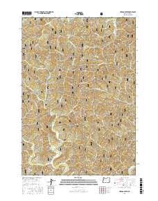 Herman Creek 2017 topographic map thumbnail