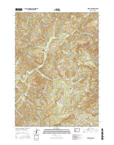 Hinkle Creek 2017 topographic map thumbnail
