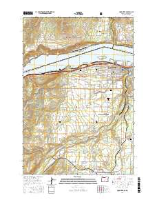 Hood River 2017 topographic map thumbnail