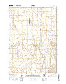 Horse Butte 2017 topographic map thumbnail