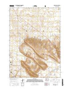Horse Ridge 2017 topographic map thumbnail