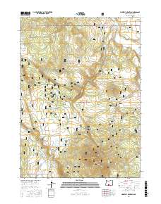 Horsefly Mountain 2017 topographic map thumbnail
