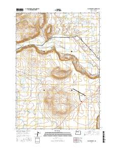 Houston Lake 2017 topographic map thumbnail