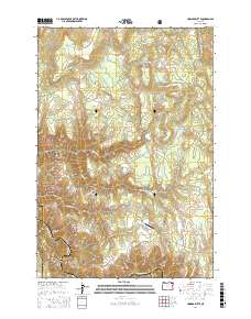 Howard Butte 2017 topographic map thumbnail