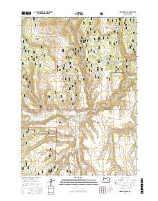 Hughet Valley 2017 topographic map thumbnail