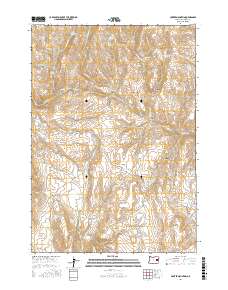 Hunter Mountain 2017 topographic map thumbnail