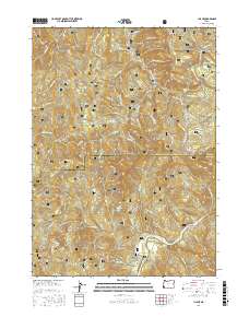 Illahe 2017 topographic map thumbnail
