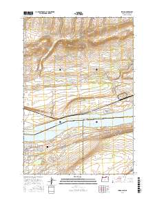 Irrigon 2017 topographic map thumbnail